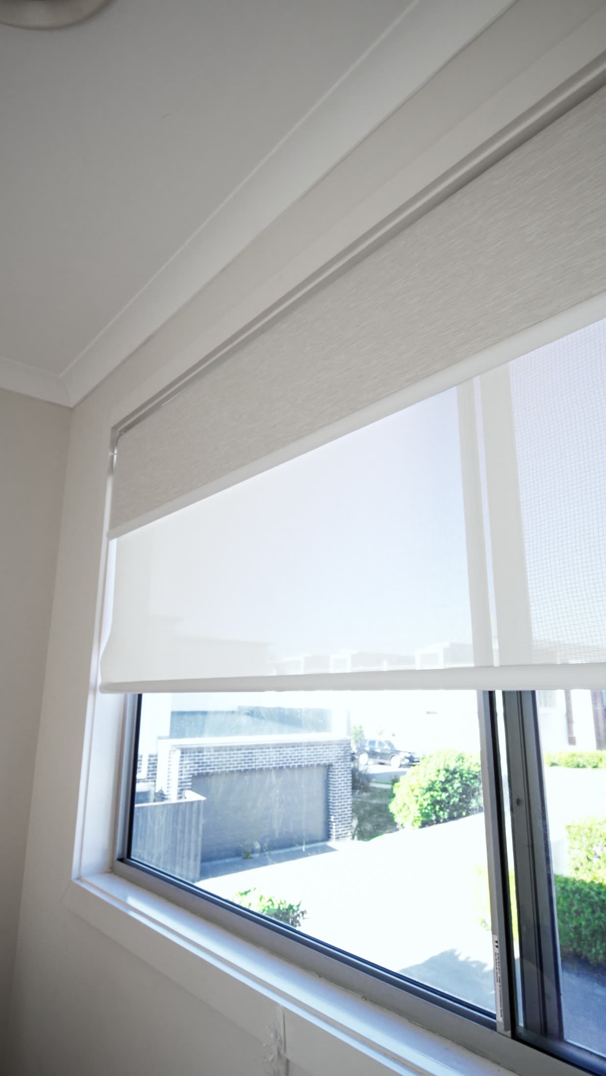 Blinds in a bedroom