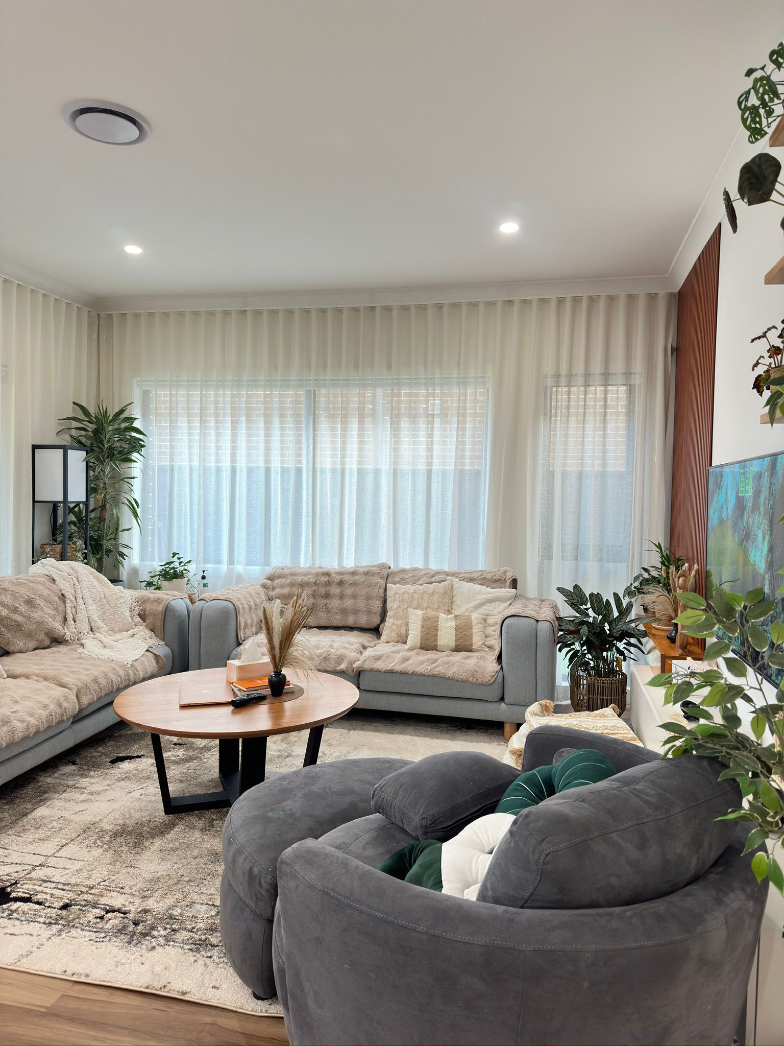 Living room curtains
